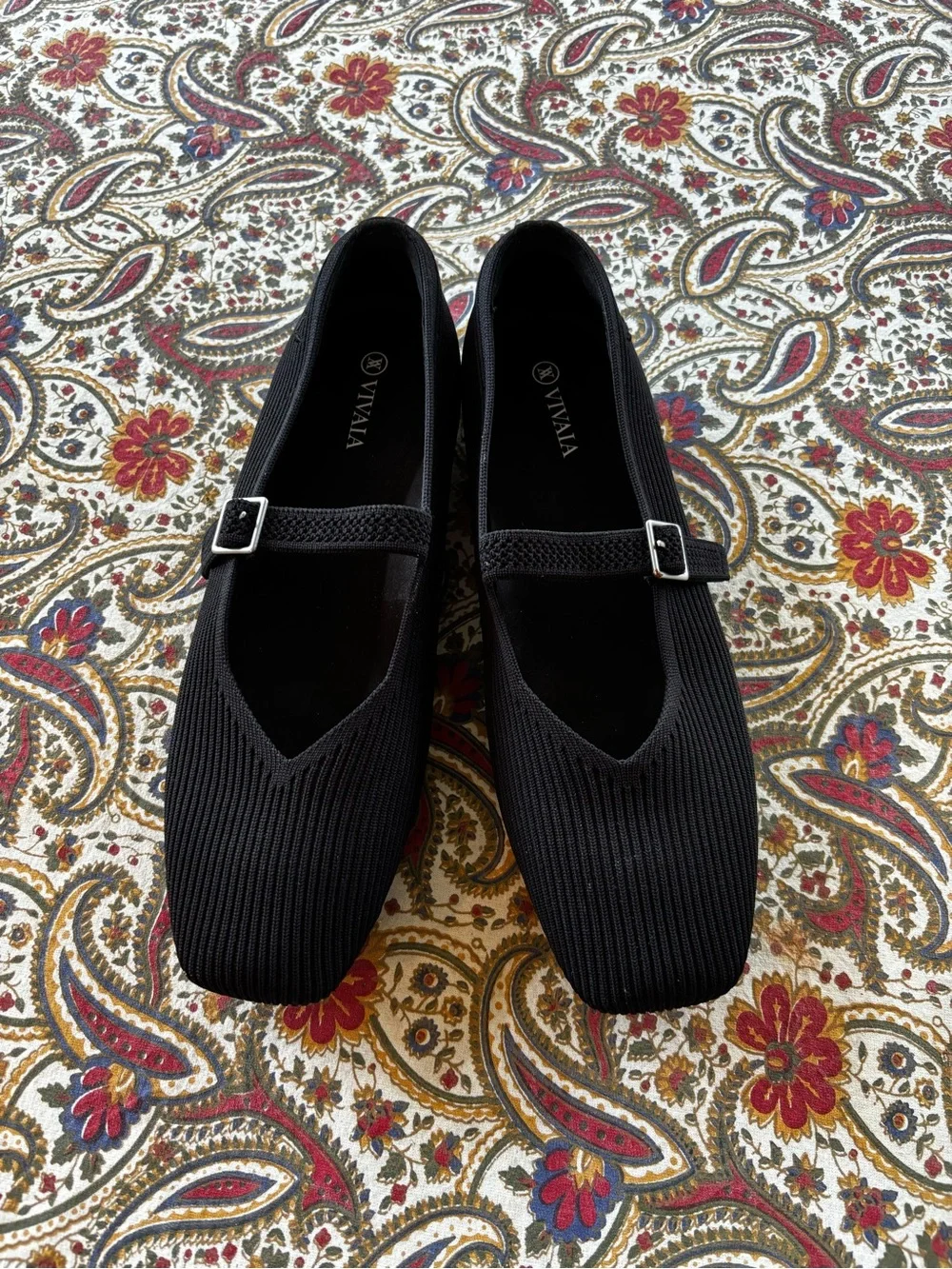 Vivaia Square Toe Mary Jane Flats